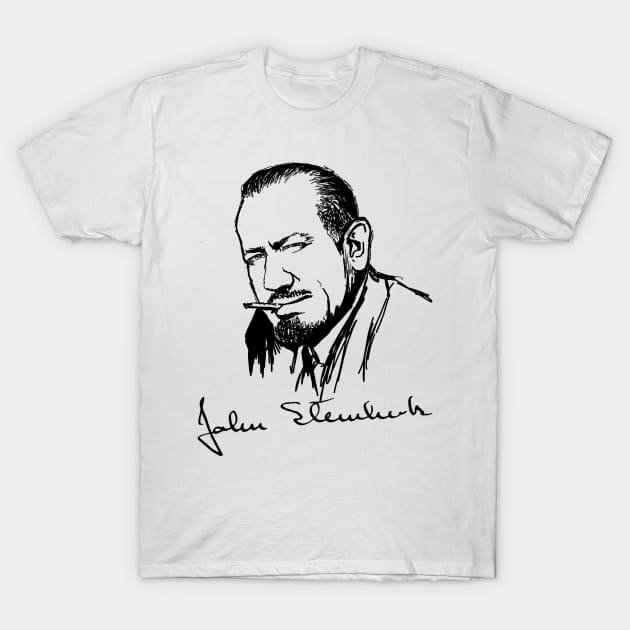 John Steinbeck T-Shirt by ThunderEarring